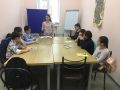 Учитель Аветян Мане провела первый урок в Армянской Воскресной школе в 2017 г..jpg