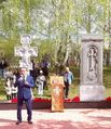 Открытие армянского Хачкара и тусского Каменного Креста. Подольск (22.04.2023) 8.jpg