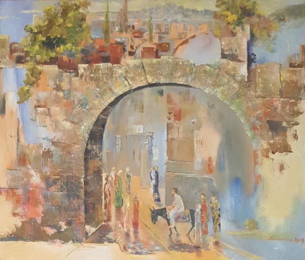 Файл:Арутюнян Спартак Артёмович. Врата радости 1. 70х80 см, холст, масло. 2014 г. Цена - 2025 600x0 b0e.jpg