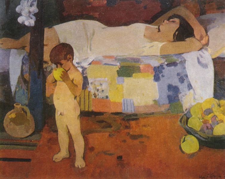 Файл:Бекарян. Отдых. 1969.jpg