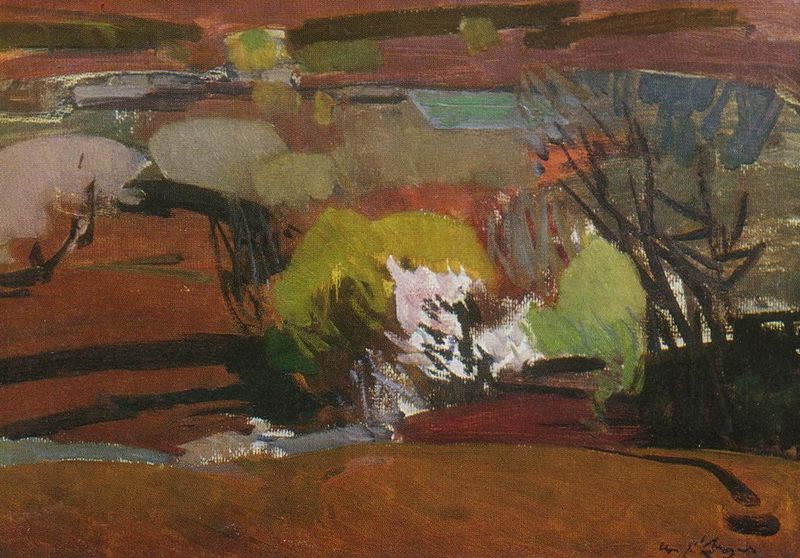 Файл:Бекарян. Ранняя весна. 1970.jpg